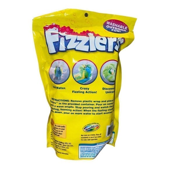 Fizzlers Rainbow Unicorn Eggs Foam Bomb 4-Pack Lot of 4 Bags - 16 Eggs Total new - Picture 3 of 5